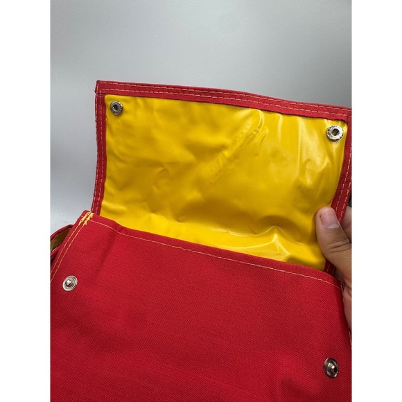 Vintage Peanuts Backpack Woodstock Snoopy Charlie Brown Satchel Canvas Bag. - Picture 7 of 12